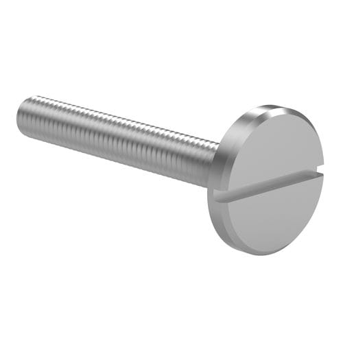 Tornillo de cabeza alomada - DIN 921 - Lederer - ranurado