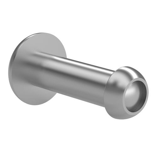 Remache remachable - DIN 7337 - Lederer - de cabeza cilíndrica / de acero