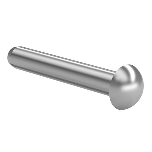 Pasador con cabeza - ISO 8746  - Lederer - acanalado / de acero inoxidable / de seguridad