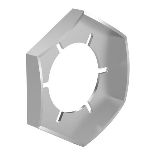 Tuerca hexagonal - DIN 7967  - Lederer - autofrenadas / de acero