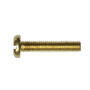 Tornillo de cabeza alomada - DIN 85 - Albert Pasvahl - ranurado / de latón