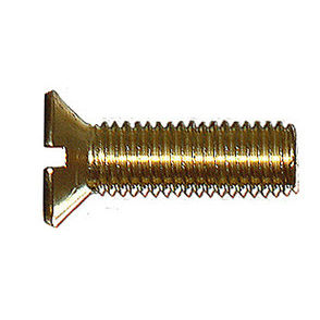 Tornillo de cabeza avellanada - DIN 963 - Albert Pasvahl - de cabeza plana / ranurado / de latón