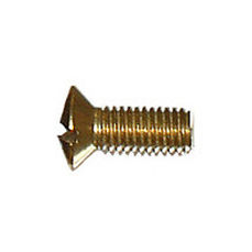 Tornillo de cabeza avellanada - DIN 964 - Albert Pasvahl - de punta oval / ranurado / de latón