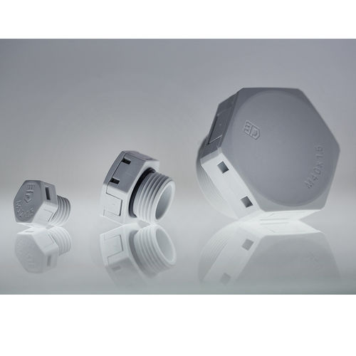 Tapón de respiradero - JDAE-PA series - Jacob GmbH - hexagonal / roscado / macho