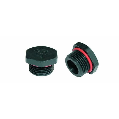 Tapón hexagonal - V301-1xxx-zz series - Jacob GmbH - roscado / de poliamida / para roscado interior
