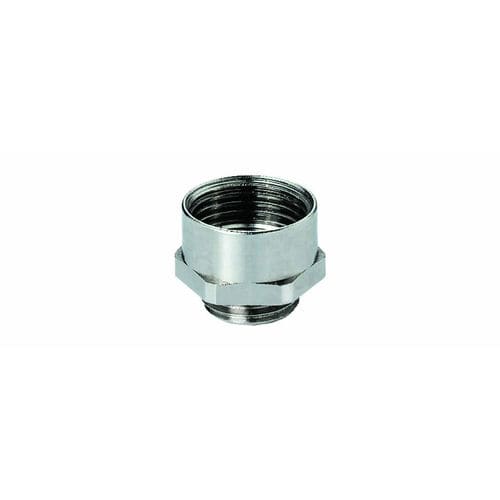 Reductor macho-hembra roscado - MxxMxx/FR,  xxxx EPg series - Jacob GmbH - de latón niquelado / hexagonal / con extensión
