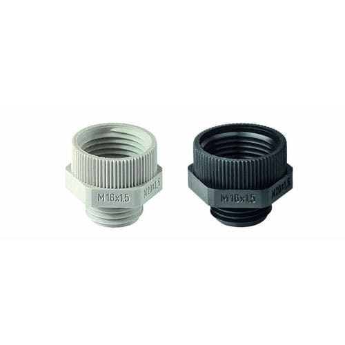 Reductor macho-hembra con extensión - MxxMxxPA,  xxxx PAzz EPg series - Jacob GmbH - roscado / de poliamida / hexagonal