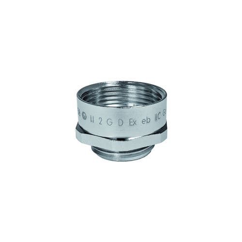 Reductor macho-hembra roscado - E102-1xxxx-zz-EX series - Jacob GmbH - de latón niquelado / hexagonal / antideflagrante