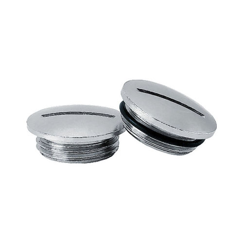 Tapón sin plomo - 10.xx15 Y/G - Jacob GmbH - redondo / roscado / de latón niquelado