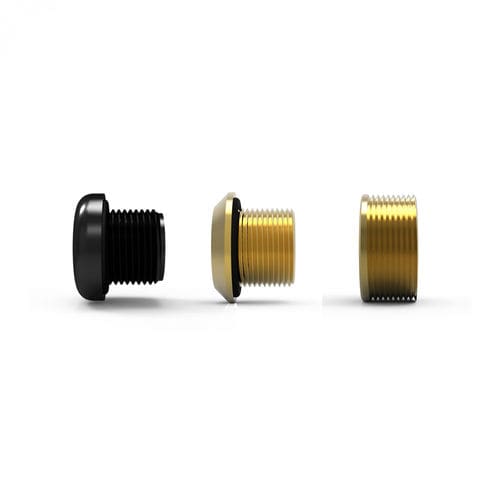 Tapón para material peligroso - Jacob GmbH - redondo / roscado / de poliamida