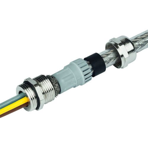 Prensaestopas de latón niquelado - metric 50.6xx M/EMVD, 50.6xx M/EMV - Jacob GmbH - IP68