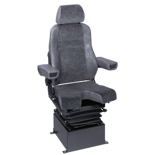 Asiento conductor - KFS10 - W. GESSMANN GmbH - con suspensión / para máquina de obras públicas / para grúas