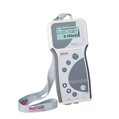 Micróhmetro digital - PROMET L10 - KoCoS Messtechnik AG - portátil / 4 hilos / con compensador de temperatura integrado