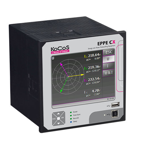 Analizador de calidad de la energía - EPPE CX - KoCoS Messtechnik AG - con registrador de fallas