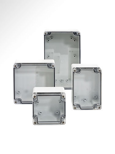 Caja montada en superficie - IP65 | MBM(K) series - MULTI-BOX - modular / de acero inoxidable / con puerta transparente