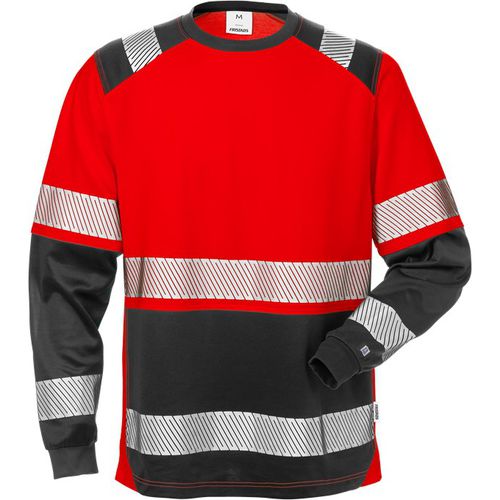 Camiseta de trabajo - 129514-396 - Fristads - de alta visibilidad / de algodón / de poliéster