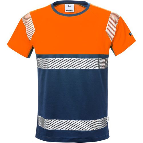 Camiseta de trabajo - 129511-271 - Fristads - de alta visibilidad / de algodón / de poliéster