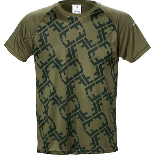 Camiseta de trabajo - 129472-740 - Fristads - resistente a la abrasión / de poliéster / verde