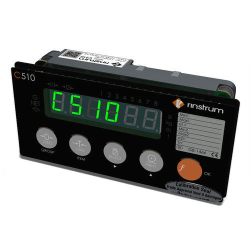 Indicador de pesaje con visualizador led - C510 - Rinstrum - empotrable / Ethernet / analógico