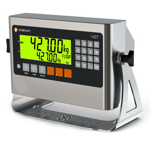 Indicador de pesaje visualizador LCD - R400 Series - Rinstrum - empotrable / IP65 / Ethernet