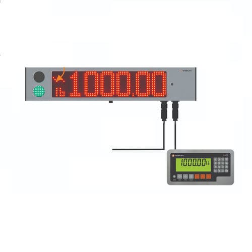 Visualizador a distancia - D841  - Rinstrum - LED / digital / para instalación de pesaje