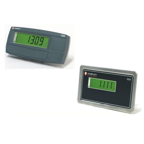 Visualizador a distancia - D series - Rinstrum - LCD / para instalación de pesaje / compacto