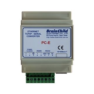 Convertidor Ethernet - PC-E - BRAINCHILD ELECTRONIC CO., LTD - en serie / RS-232 / RS-485