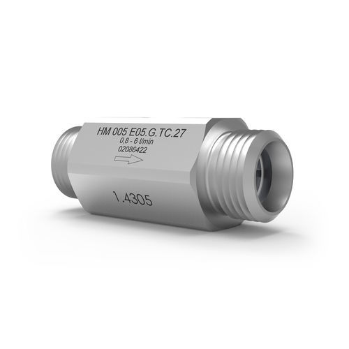 Caudalímetro de turbina - HM E - KEM Küppers Elektromechanik GmbH - volumétrico / para líquido / de acero inoxidable
