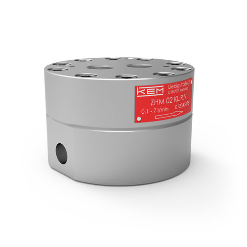 Caudalímetro de engranaje - ZHM KL - KEM Küppers Elektromechanik GmbH - volumétrico / para líquido / en línea
