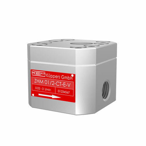 Caudalímetro de engranaje - ZHM series - KEM Küppers Elektromechanik GmbH - volumétrico / para pintura / en línea