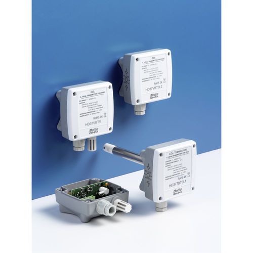 Transmisor de humedad relativa - HD37 series  - Delta OHM - enchufable / con medida de temperatura / con pantalla digital integrada