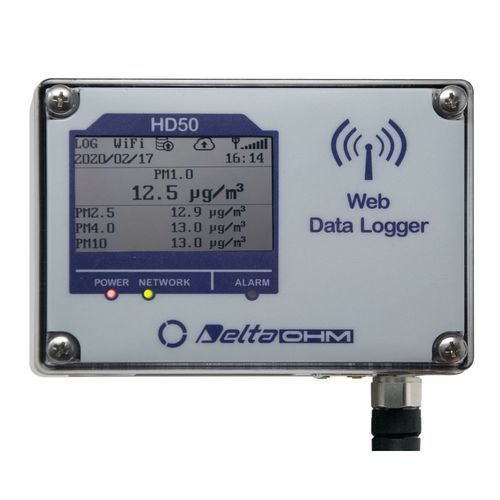 Data logger para materiales de partículas - HD50PM - Delta OHM - WiFi / ethernet / con visualizador gráfico LCD