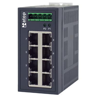 Conmutador Ethernet no administrable - EHG2008 - Atop Technologies - 8 puertos / gigabit / ProfiNet