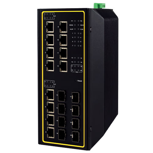 Conmutador Ethernet administrable - EHG7620 Series - Atop Technologies - 20 puertos / Gigabit Ethernet / gigabit