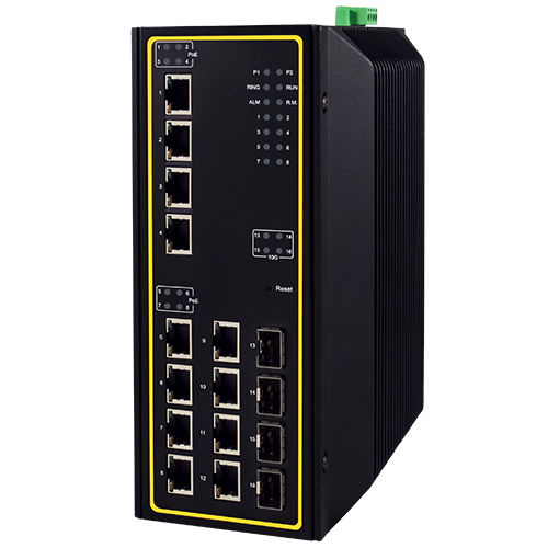 Conmutador Ethernet administrable - EHG7616 Series - Atop Technologies - 16 puertos / Gigabit Ethernet / gigabit