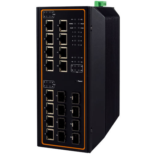 Conmutador Ethernet administrable - EHG7520 Series - Atop Technologies - 20 puertos / Gigabit Ethernet / gigabit