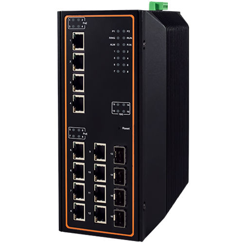Conmutador Ethernet administrable - EHG7516 Series - Atop Technologies - 16 puertos / Gigabit Ethernet / gigabit