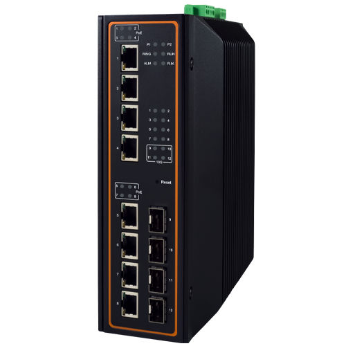Conmutador Ethernet administrable - EHG7512 Series - Atop Technologies - 12 puertos / Gigabit Ethernet / gigabit