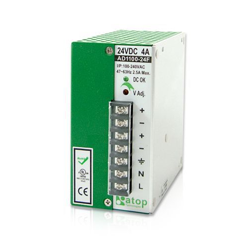 Alimentación eléctrica en riel DIN - AD1100-24F - Atop Technologies - AC/DC / con protección contra cortocircuitos