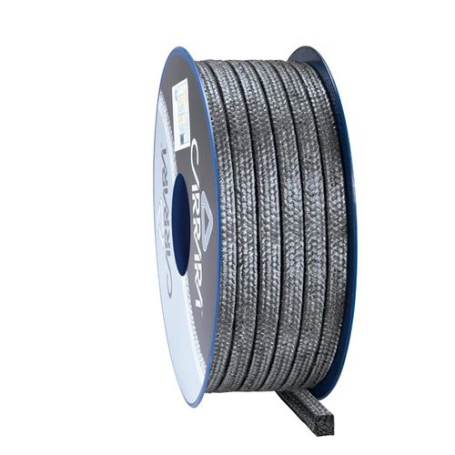Empaquetadura trenzada de grafito - C8100  - Carrara Global Sealing Solution - de hilo de carbono / para bomba