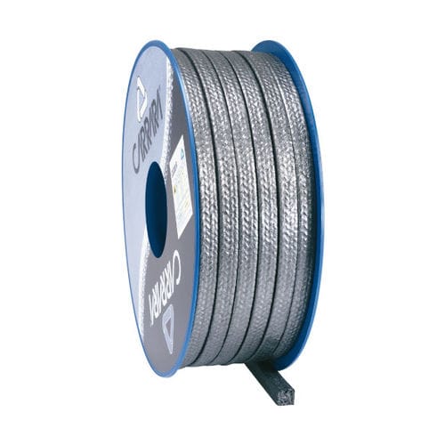 Empaquetadura trenzada de grafito - C8300R - Carrara Global Sealing Solution - de hilo de carbono / para válvula