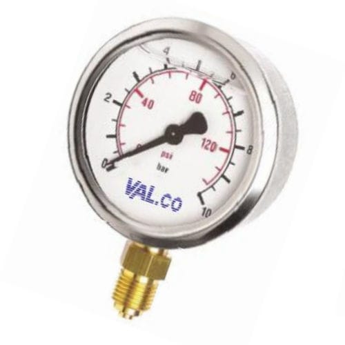 Manómetro de esfera - VISOBAR MSV - VAL.CO srl - roscado / de acero inoxidable / de aluminio
