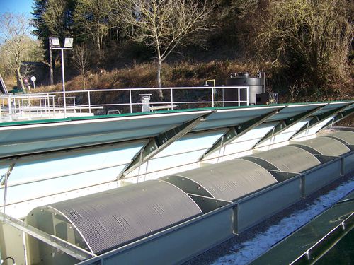Microplanta para tratamiento de aguas residuales compacta - Ecodisk™ - VEOLIA WATER STI - biológica