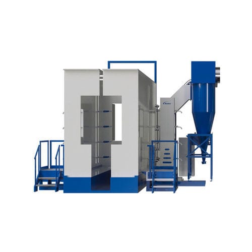 Cabina de empolvado cerrada - ColorMax®2 - Nordson Industrial Coating Systems - de ciclón / automática