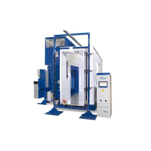 Cabina de empolvado cerrada - Excel 3000  - Nordson Industrial Coating Systems - de ciclón / automática / manual