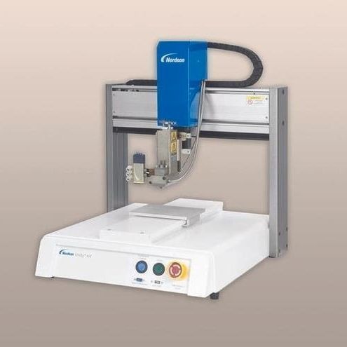 Dosificador de cola - Unity™ PURJet Series - Nordson Adhesive Dispensing - de jeringa / robotizado / calefactado