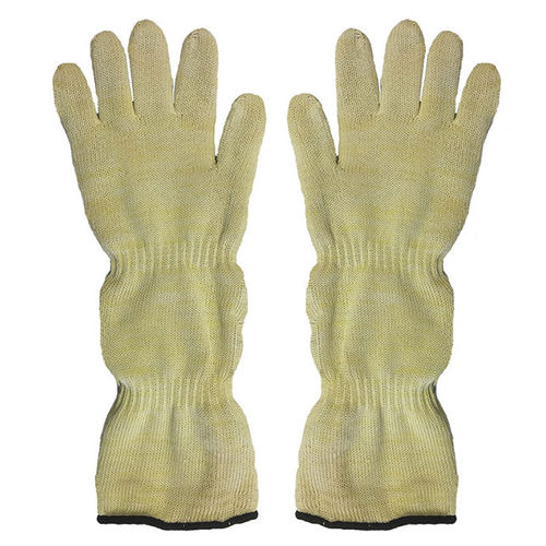 Guante resistente al calor - Long hot glove - Microlin Cooper Ltd - de trabajo / de protección mecánica / de algodón