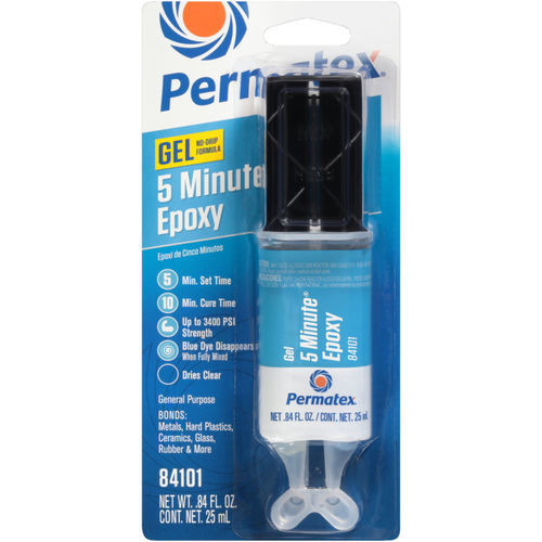 Cola epoxi - 84101 - PERMATEX - para caucho / para vidrio / para metal