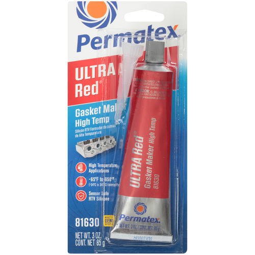 Cola silicona RTV - 81630 - PERMATEX - para metal / monocomponente / para aplicaciones automóviles