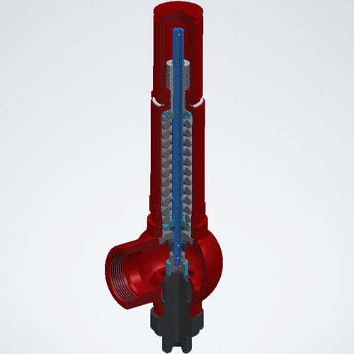 Válvula de seguridad para agua - 249 Series - Besa S.p.A. - para aire / para gas / para vapor